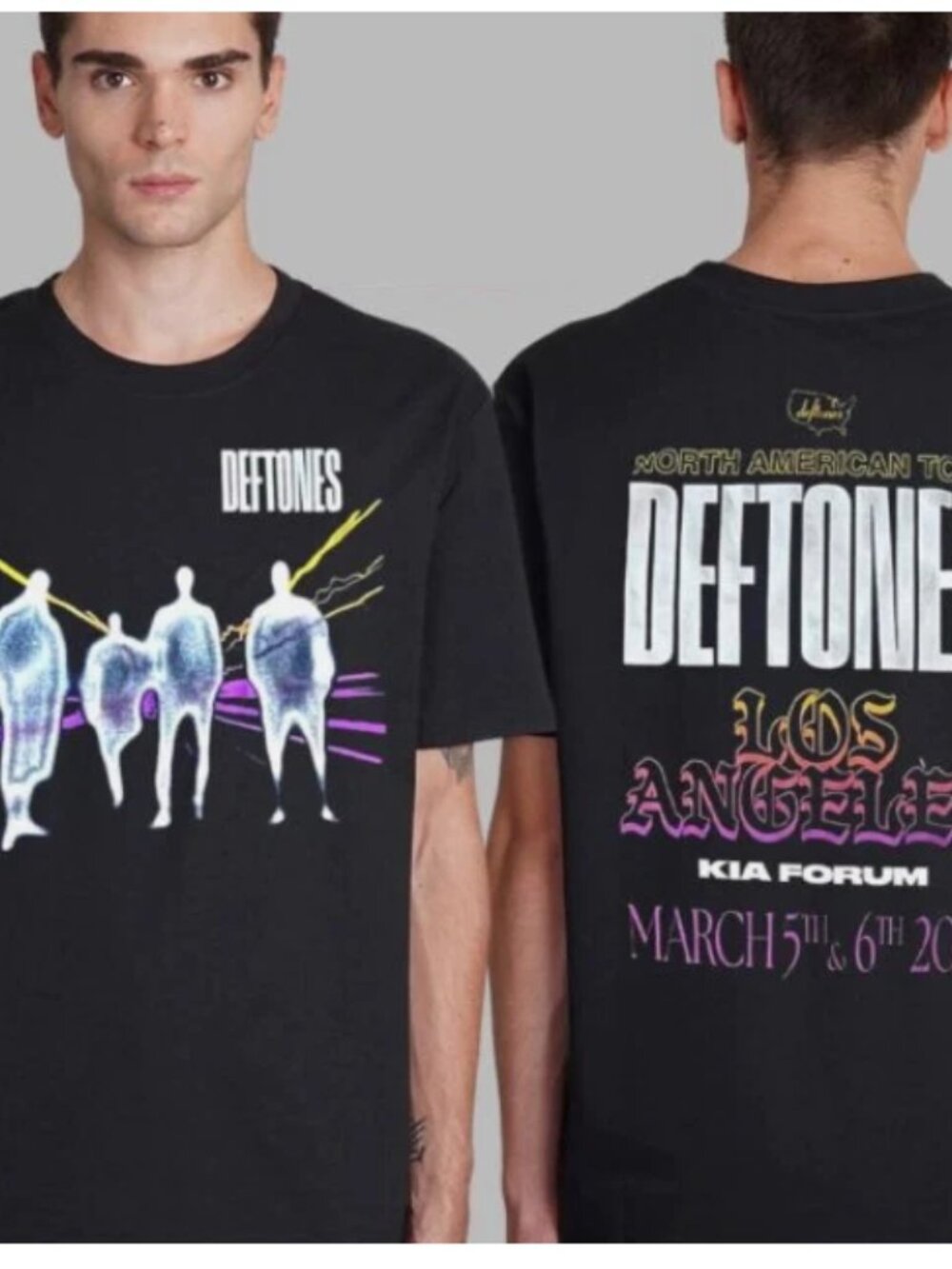 Deftones Los Angeles Ki-A Forum North American Tour 2025 On March 2025 T-Shirt